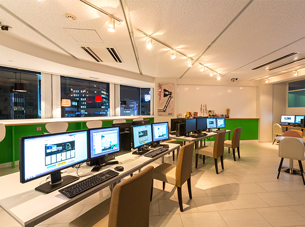 デジハリ名古屋の内観