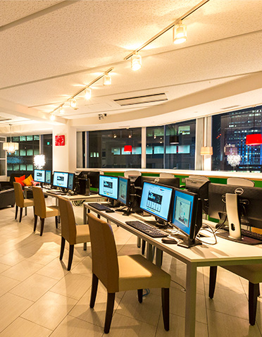 デジタルハリウッドSTUDIO名古屋の内観