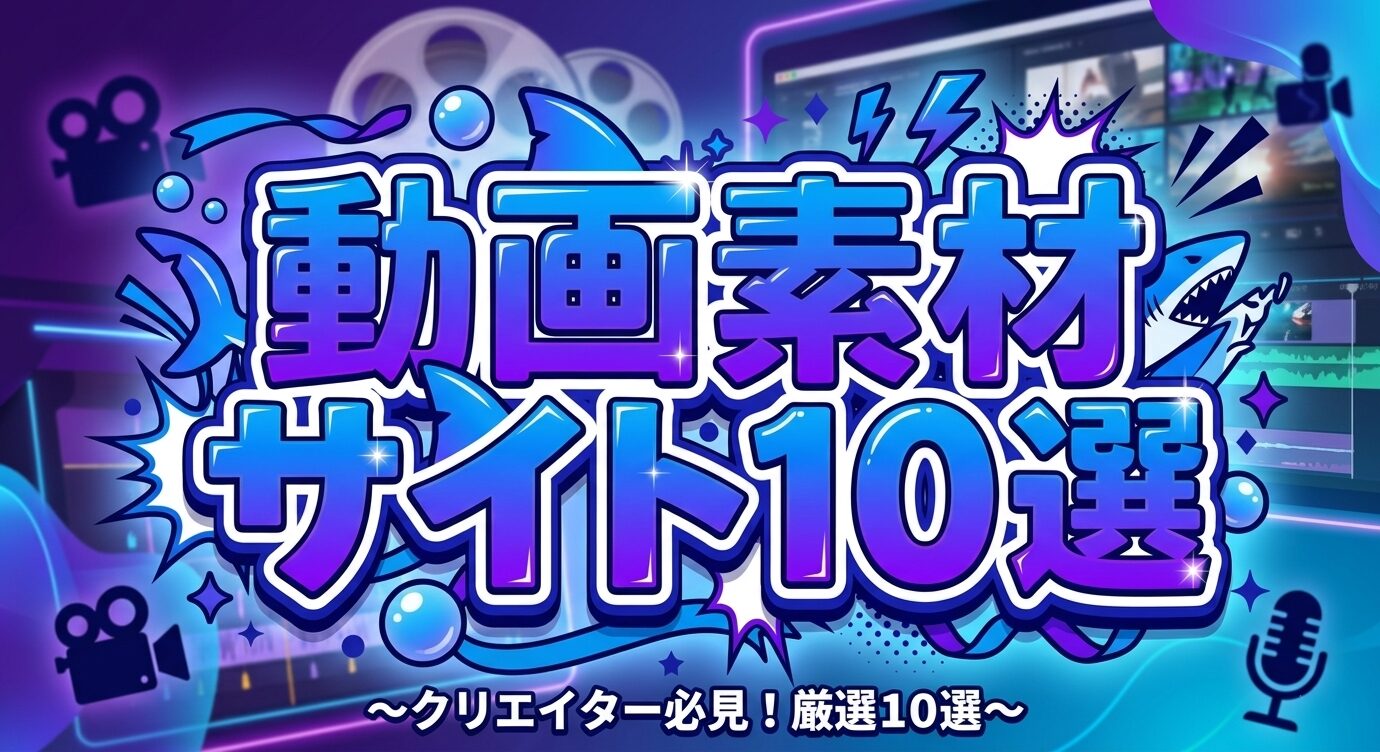 2026年版：動画制作を「時短×高クオリティ」に変える！素材サイト活用ガイド