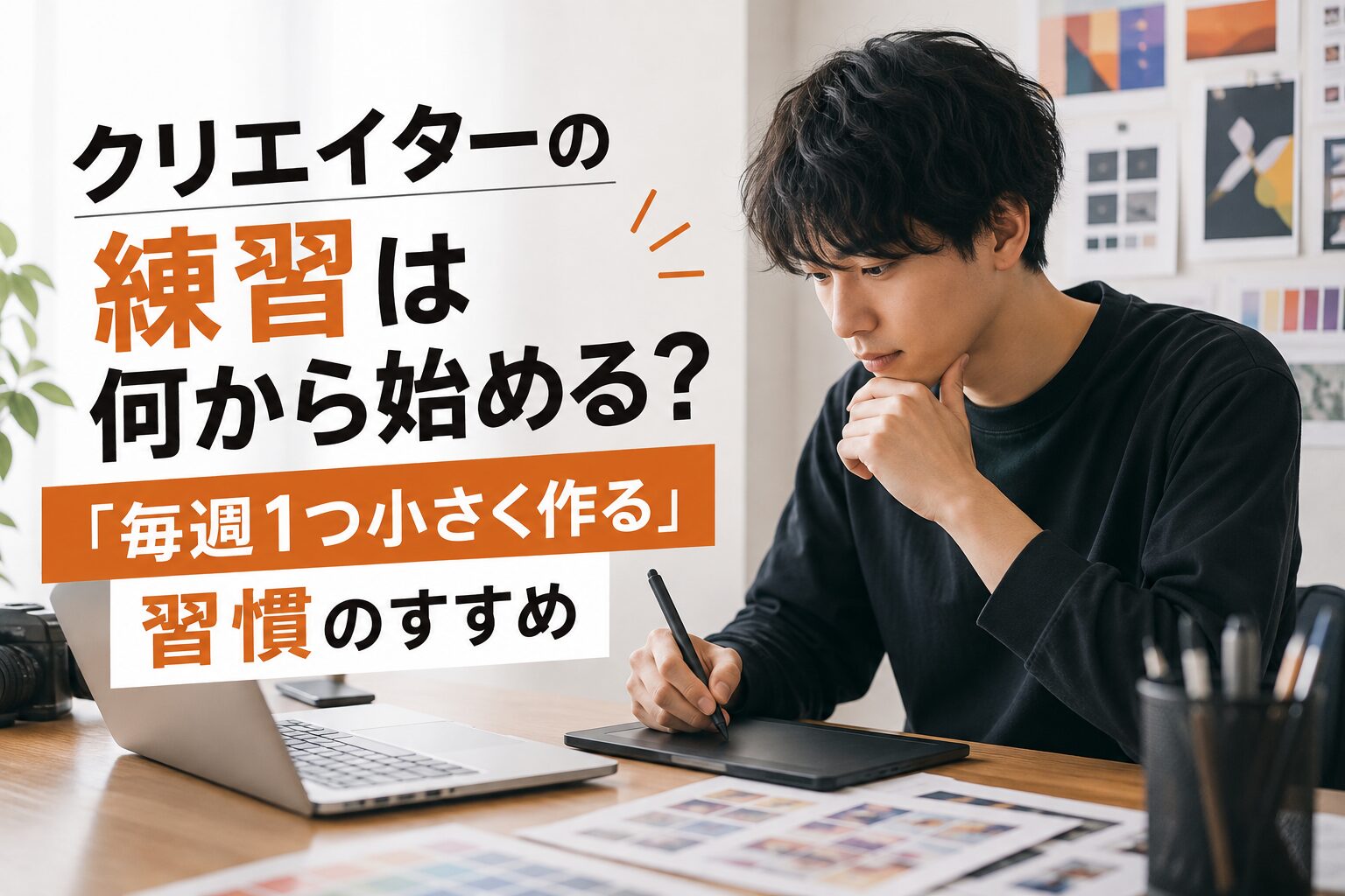 クリエイターの練習は何から始める？「毎週1つ小さく作る」習慣のすすめ